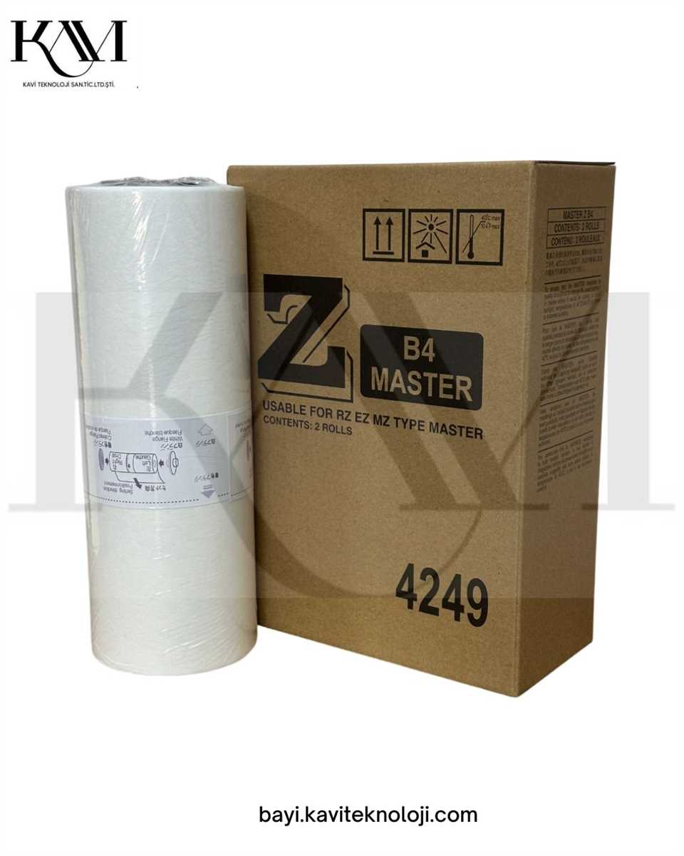 Riso RZ 200/230/370/770/Type 33 (S-4249) (B/4 80m) Japon Master 1